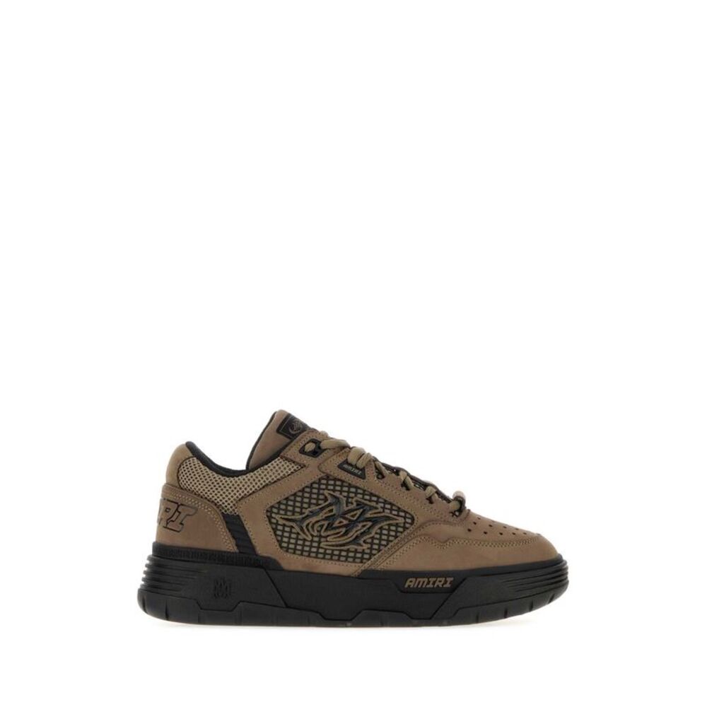 Amiri Men Mud Suede And Fabric Ma-94 Sneakers